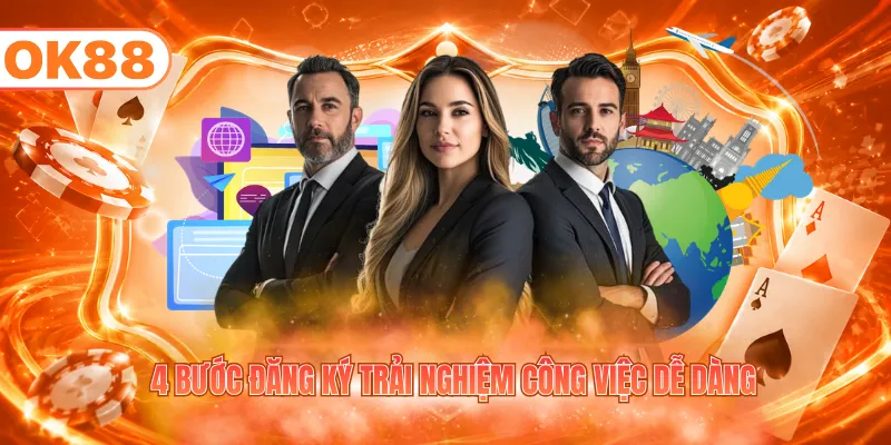 4 bước đăng ký trải nghiệm công việc dễ dàng