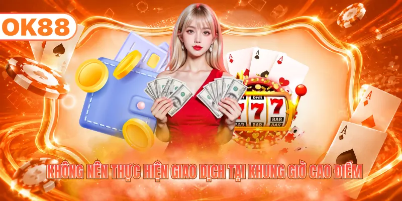 Không nên thực hiện giao dịch tại khung giờ cao điểm