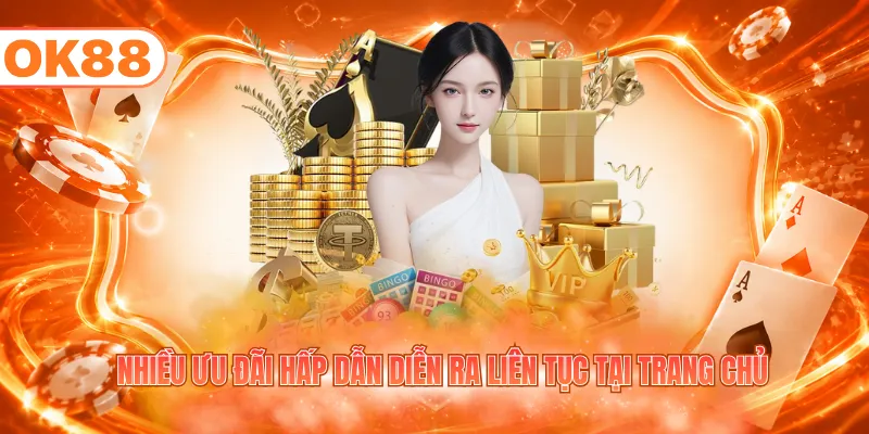 Nhiều ưu đãi hấp dẫn diễn ra liên tục tại trang chủ